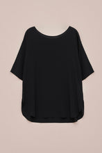 Load image into Gallery viewer, CREPE DE CHINE TOP WITH THREE-QUARTER SLEEVES

