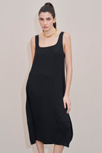 Load image into Gallery viewer, COCOON DRESS IN CREPE DE CHINE WITH SQUARE NECK

