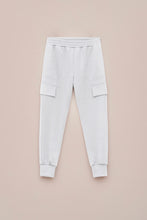 Load image into Gallery viewer, CUFFED JOGGERS WITH SEWN-ON POCKET FLAPS
