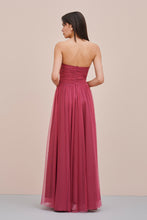 Load image into Gallery viewer, FLARED TULLE DRESS WITH GATHERED BODICE
