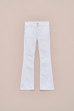 Load image into Gallery viewer, BELL BOTTOM JEANS WITH DOUBLE BUTTON ON WAIST
