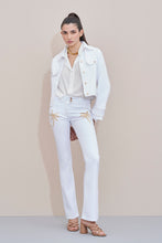 Load image into Gallery viewer, BELL BOTTOM JEANS WITH DOUBLE BUTTON ON WAIST

