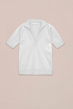 Load image into Gallery viewer, COTTON POLO SHIRT WITH THREE QUARTER SLEEVES
