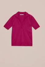 Load image into Gallery viewer, COTTON POLO SHIRT WITH THREE QUARTER SLEEVES
