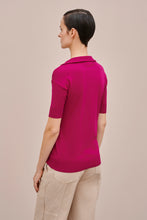 Load image into Gallery viewer, COTTON POLO SHIRT WITH THREE QUARTER SLEEVES
