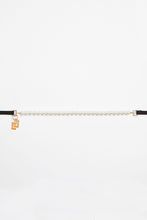 Load image into Gallery viewer, BEJEWELLED BELT WITH WHITE PEARLS
