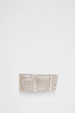 Load image into Gallery viewer, CHOKER WITH SILVER MINI-RHINESTONES AND CG PENDANT
