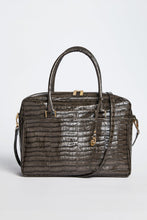 Load image into Gallery viewer, ELEGANT FAUX CROC BRIEFCASE

