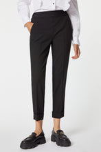 Load image into Gallery viewer, DRAINPIPE PANTS IN STRETCHY CREPE GABARDINE
