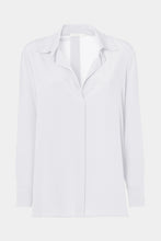 Load image into Gallery viewer, CREPE DE CHINE SHIRT WITH GOLD BUTTONS
