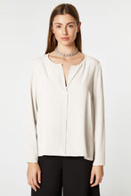Load image into Gallery viewer, BLOUSE WITH FRONT PLEAT
