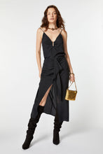 Load image into Gallery viewer, DRAPED PENCIL SKIRT IN CREPE DE CHINE
