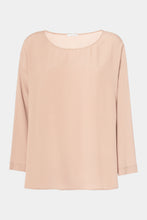 Load image into Gallery viewer, CRÊPE DE CHINE ROUND-NECK TOP
