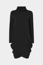 Load image into Gallery viewer, DRAPED COWL-NECK DRESS IN STRETCHY VISCOSE JERSEY
