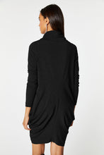 Load image into Gallery viewer, DRAPED COWL-NECK DRESS IN STRETCHY VISCOSE JERSEY
