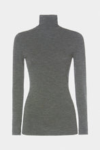 Load image into Gallery viewer, BASIC ROLL-NECK TOP IN STRETCHY VISCOSE JERSEY
