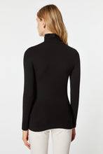 Load image into Gallery viewer, BASIC ROLL-NECK TOP IN STRETCHY VISCOSE JERSEY
