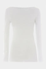 Load image into Gallery viewer, BASIC BATEAU-NECK TOP IN STRETCHY VISCOSE JERSEY
