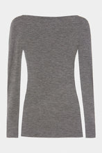 Load image into Gallery viewer, BASIC BATEAU-NECK TOP IN STRETCHY VISCOSE JERSEY

