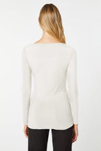 Load image into Gallery viewer, BASIC BATEAU-NECK TOP IN STRETCHY VISCOSE JERSEY

