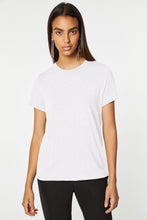 Load image into Gallery viewer, CREW NECK T-SHIRT IN STRETCHY VISCOSE JERSEY
