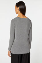 Load image into Gallery viewer, BASIC CREW-NECK TOP IN STRETCHY LIGHT VISCOSE JERSEY WITH RAGLAN SLEEVES
