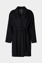 Load image into Gallery viewer, COAT IN WOOL AND CASHMERE CABAN WITH OVERSIZE FRONT POCKETS
