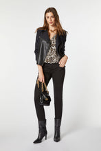 Load image into Gallery viewer, ANIMAL PRINT SHIRT WITH GOLD BUTTONS
