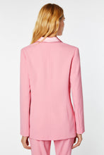 Load image into Gallery viewer, DOUBLE-BREASTED BLAZER IN VISCOSE CREPE WITH ENVERS SATIN DETAILS
