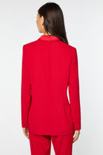 Load image into Gallery viewer, DOUBLE-BREASTED BLAZER IN VISCOSE CREPE WITH ENVERS SATIN DETAILS
