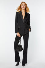 Load image into Gallery viewer, DOUBLE-BREASTED BLAZER IN VISCOSE CREPE WITH ENVERS SATIN DETAILS
