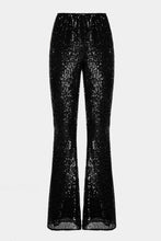 Load image into Gallery viewer, FLARED SEQUIN PANTS
