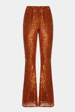 Load image into Gallery viewer, FLARED SEQUIN PANTS
