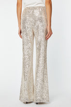 Load image into Gallery viewer, FLARED SEQUIN PANTS
