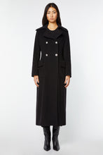 Load image into Gallery viewer, DOUBLE-BREASTED OVERCOAT IN CASHMERE WOOL WITH BEJEWELLED BUTTONS AND RHINESTONES
