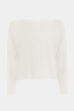 Load image into Gallery viewer, CROPPED SWEATER IN STRETCH YARN
