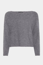 Load image into Gallery viewer, CROPPED SWEATER IN STRETCH YARN
