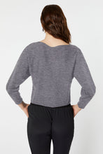 Load image into Gallery viewer, CROPPED SWEATER IN STRETCH YARN
