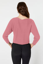 Load image into Gallery viewer, CROPPED SWEATER IN STRETCH YARN
