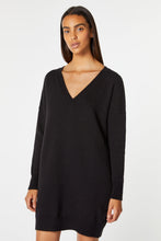 Load image into Gallery viewer, CHUNKY KNIT DRESS WITH DEEP V NECK
