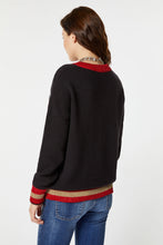 Load image into Gallery viewer, CHUNKY KNIT SWEATER WITH STAR PATTERN
