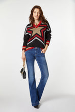 Load image into Gallery viewer, CHUNKY KNIT SWEATER WITH STAR PATTERN
