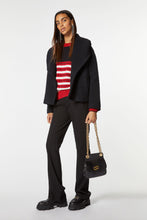 Load image into Gallery viewer, CHUNKY KNIT SWEATER WITH MULTICOLOURED STRIPE PATTERN
