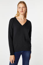 Load image into Gallery viewer, CHUNKY KNIT SWEATER WITH DEEP V NECK
