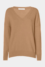 Load image into Gallery viewer, CHUNKY KNIT SWEATER WITH DEEP V NECK
