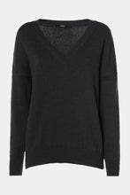 Load image into Gallery viewer, CHUNKY KNIT SWEATER WITH DEEP V NECK
