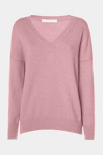 Load image into Gallery viewer, CHUNKY KNIT SWEATER WITH DEEP V NECK
