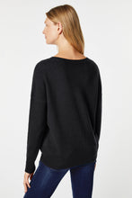 Load image into Gallery viewer, CHUNKY KNIT SWEATER WITH DEEP V NECK
