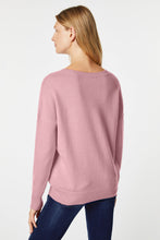 Load image into Gallery viewer, CHUNKY KNIT SWEATER WITH DEEP V NECK
