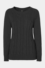 Load image into Gallery viewer, CHUNKY CABLE-KNIT ROUND-NECK SWEATER
